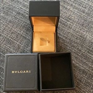 Bvlgari ring box and case